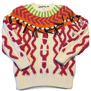 Novo vintage 80s Handknit sweater